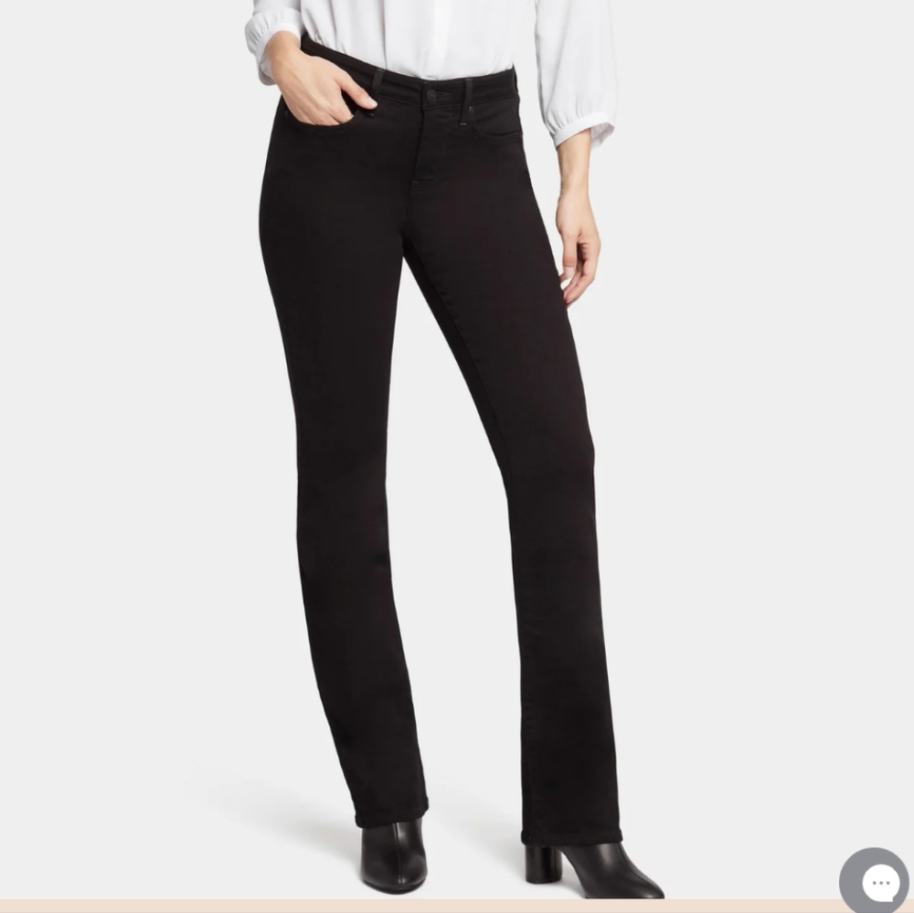 NYDJ Barbara Bootcut Black Size 6